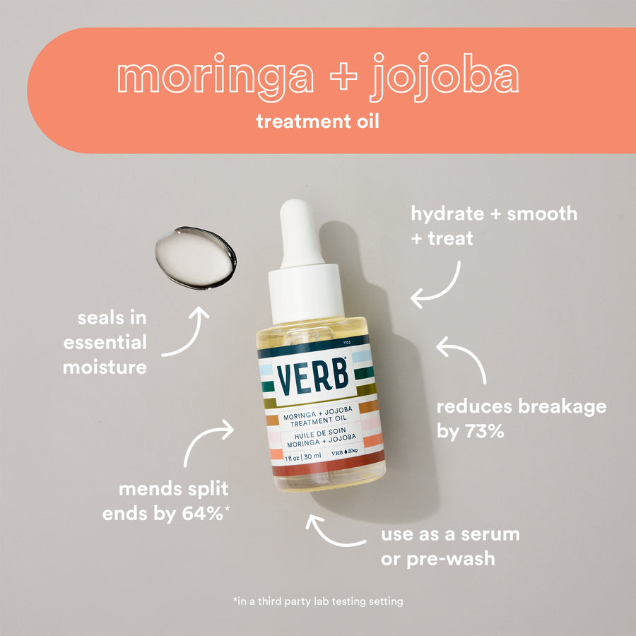moringa + jojoba oil