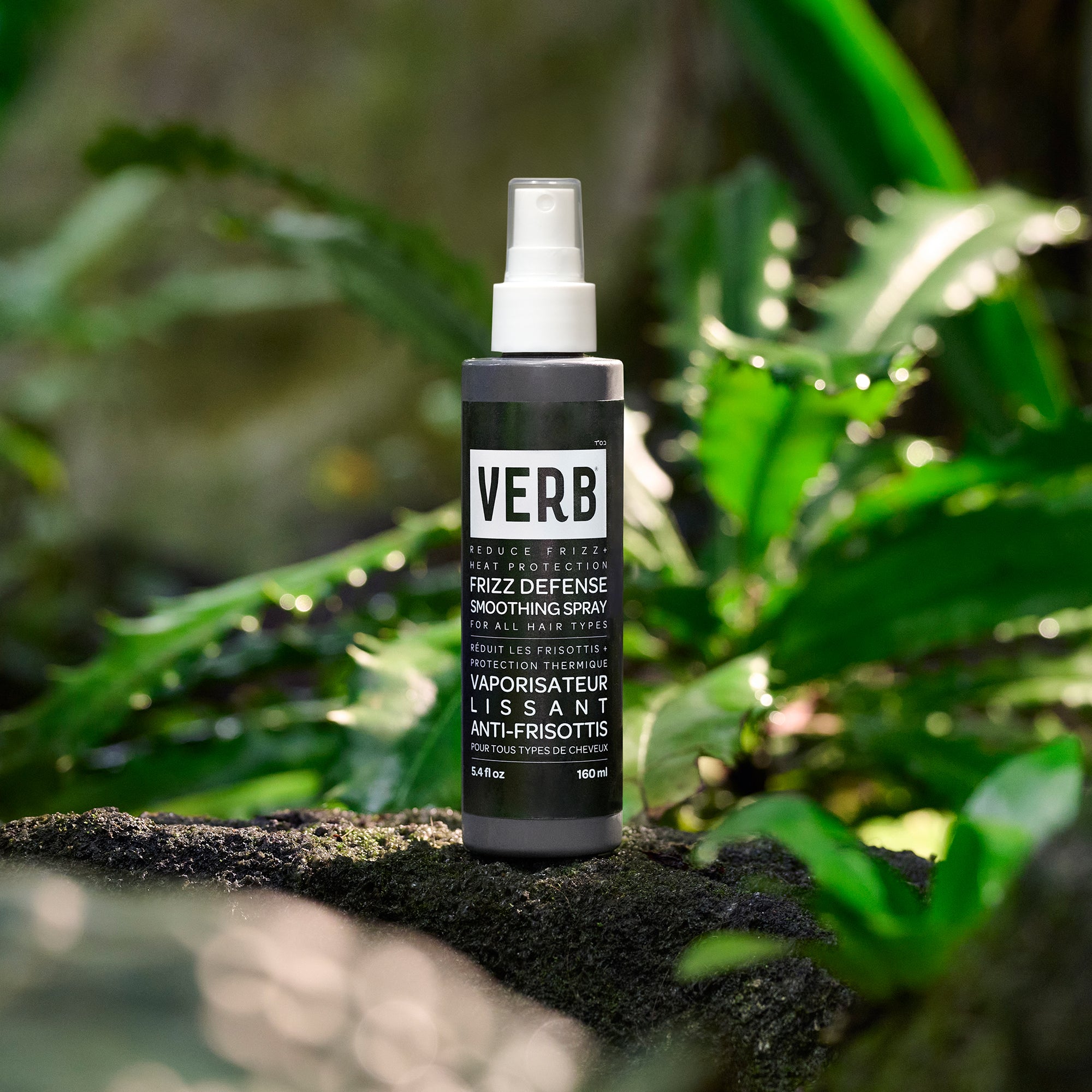 frizz defense smoothing spray | frizz, humidity + heat protection