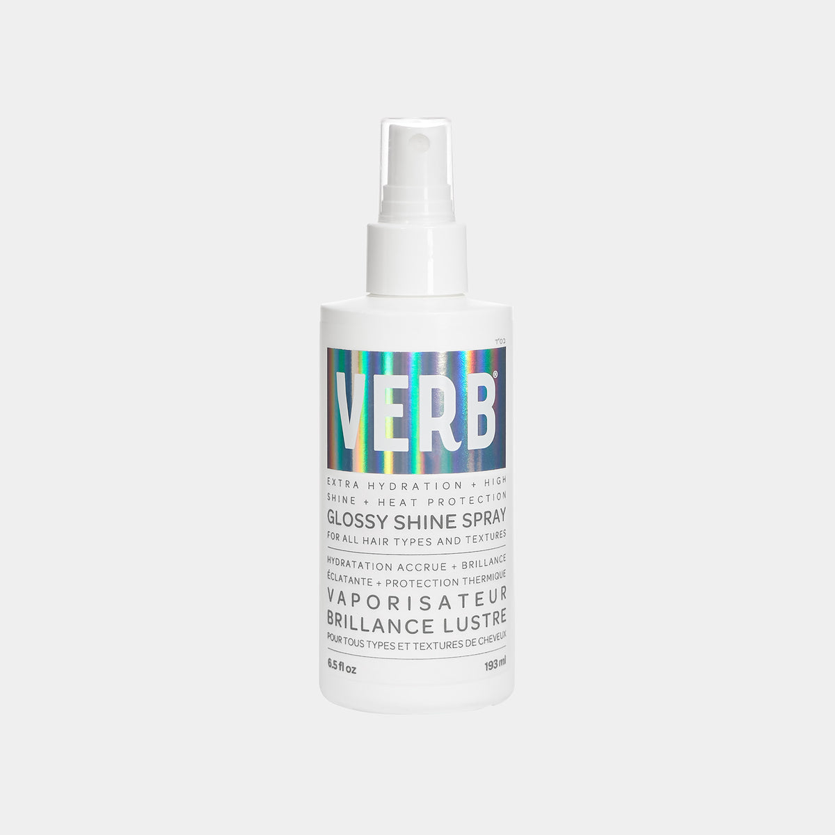 glossy shine spray with heat protection