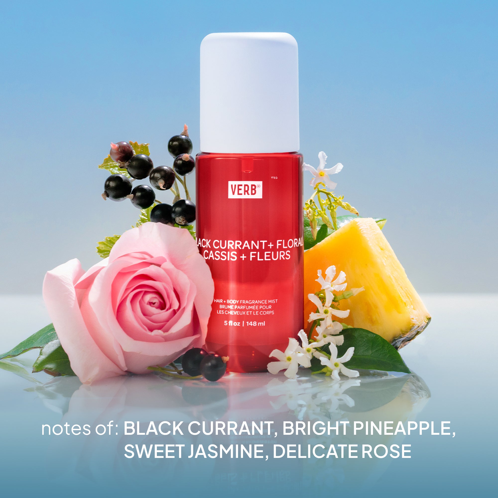 Verb® Black Currant & Floral Hair and Body Fragrance Mist