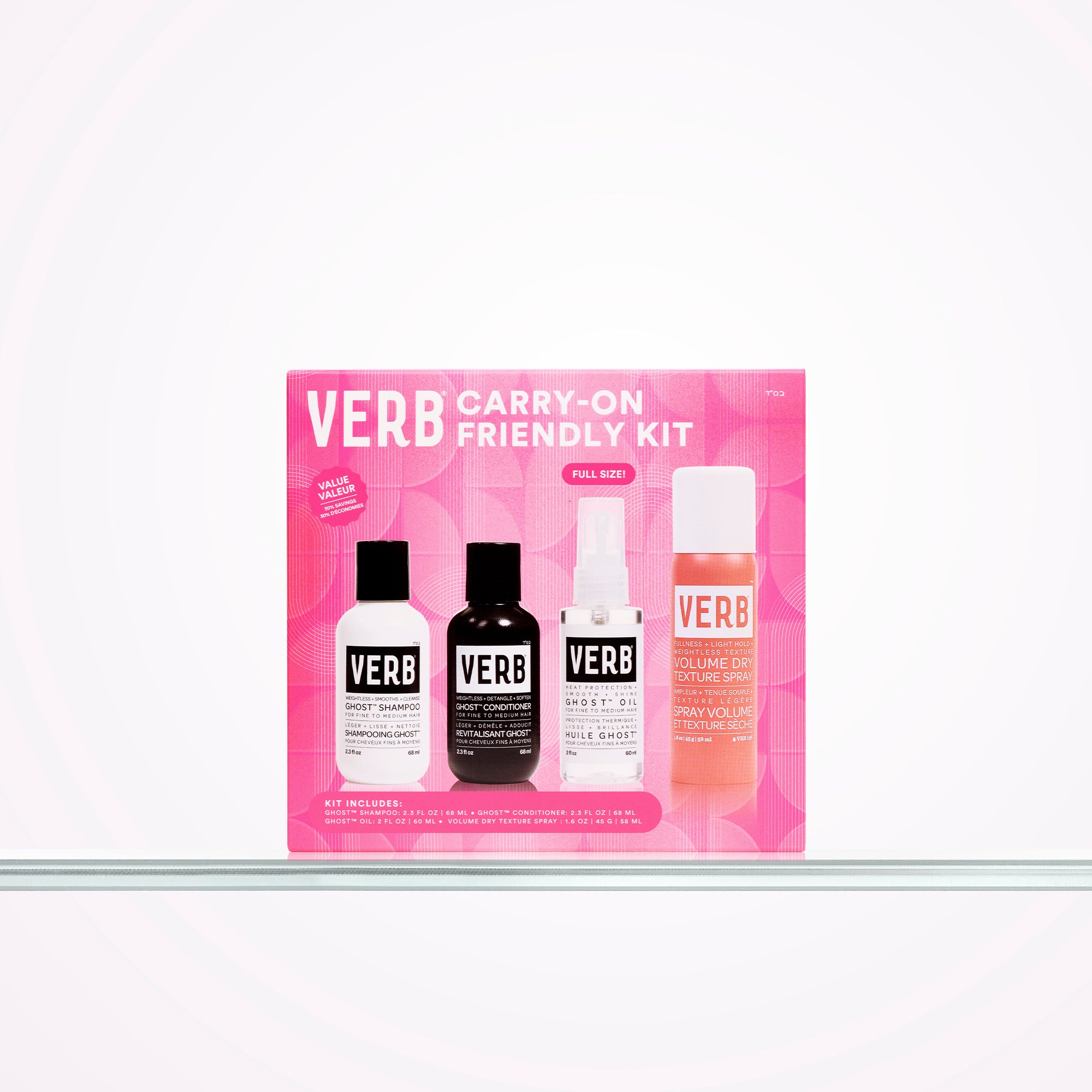 carry-on friendly kit | verb® products